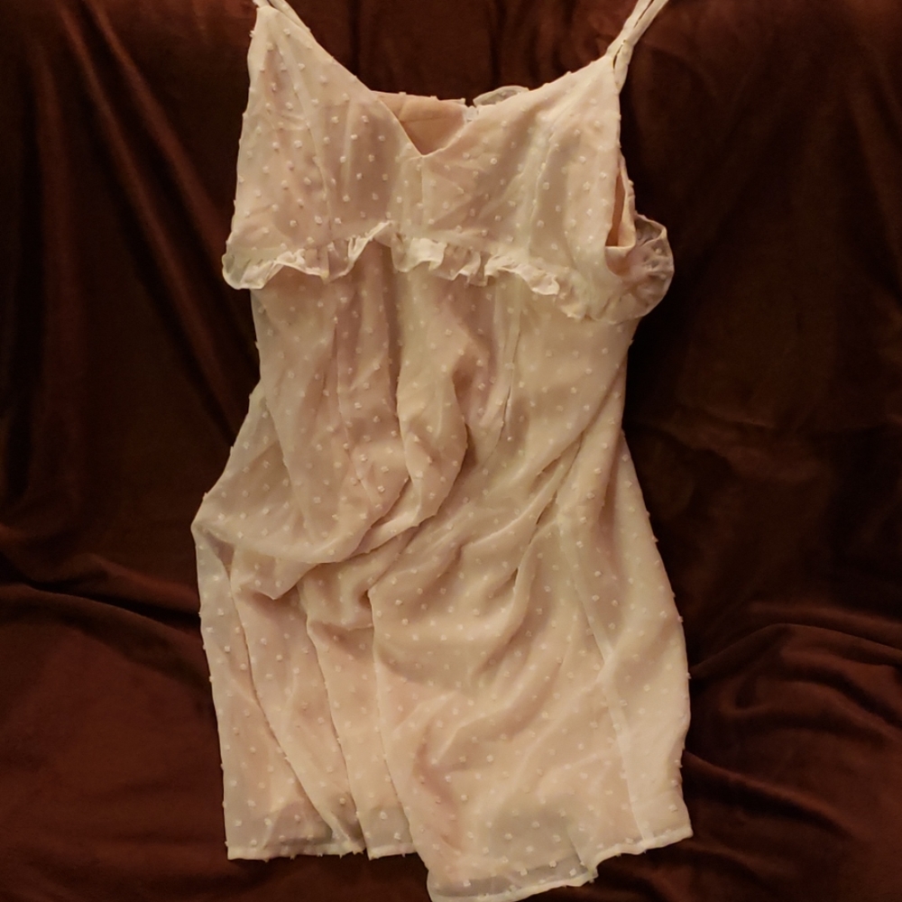 White Popcorn Dress